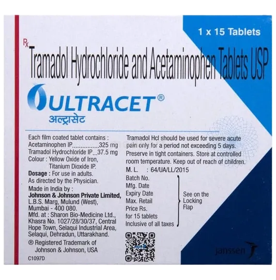 ultracet tablet 15's